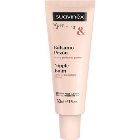 Suavinex Bálsamo Pezón Bálsamo para pezones protege y cuida  la piel durante la lactancia materna reconforta y previene grietas 30 ml