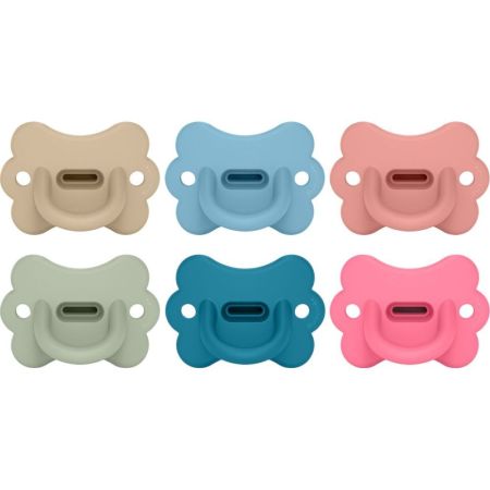 Suavinex Chupete Butterfly Tetina Fisiológica Xs Pro 6-18m Silicone Chupete de silicona reversible con cuello más fino y ancho minimiza adhesión de pelusas y partículas de suciedad 1 ud
