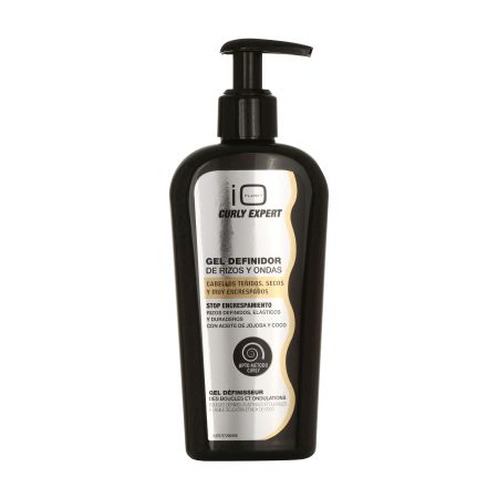 Io Planet Curly Expert Gel Definidor De Rizos Y Ondas Gel definidor de rizos y ondas antiencrespamiento gran nutrición para cabello rizado teñido y seco 250 ml
