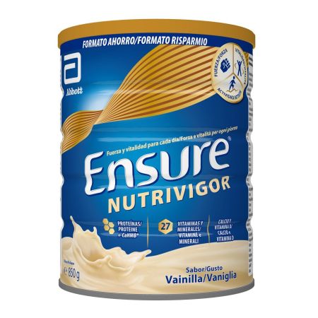 Ensure Complemento Alimenticio Nutrivigor Vainilla Complemento alimenticio en polvo reduce el cansancio y la fatiga 850 gr