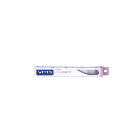 Vitis Cepillo Dental Ultrasuave Cepillo de dientes cabezal normal de dureza ultra suave 1 ud