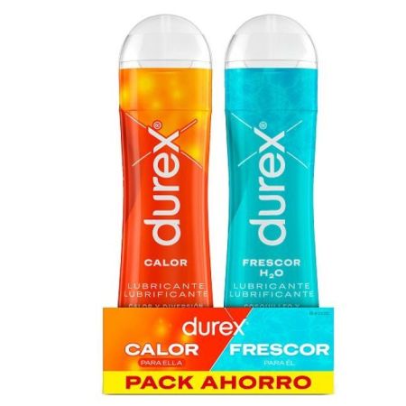 Durex Efecto Calor Efecto Frío Pack Ahorro Set de lubricación para él y para ella para un momento íntimo de diversión