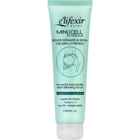 Elifexir Intensive Minucell Potente Anticelulítico Crema anticelulítica de rápida absorción favorece la desaparición de la celulitis más resistente 150 ml