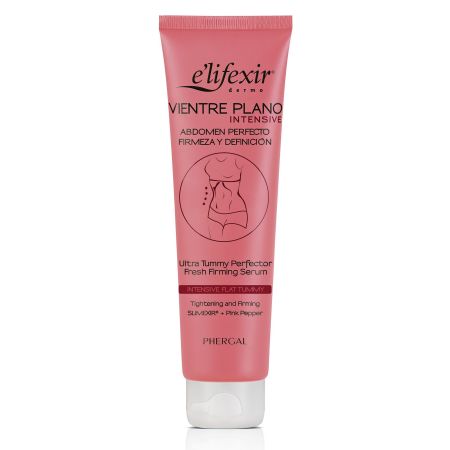 Elifexir Vientre Plano Intensive Fresh Firming Serum Sérum reductor de rápida absorción define la zona del abdomen y ayuda a quemar grasa 100 ml