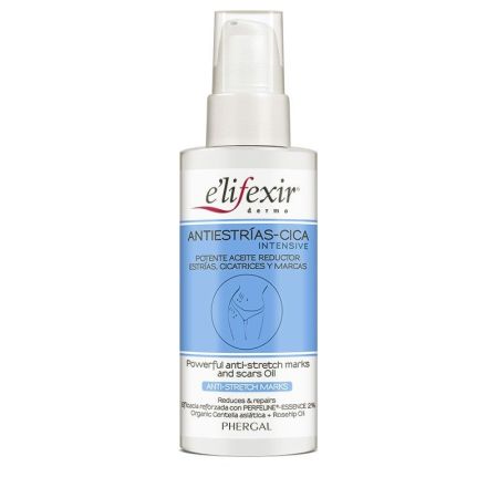 Elifexir Intensive Anti-Estrías Cica Aceite Reductor Aceite corporal antiestrías cicatrices y marcas con potentes propiedades nutritivas y antioxidantes 100 ml