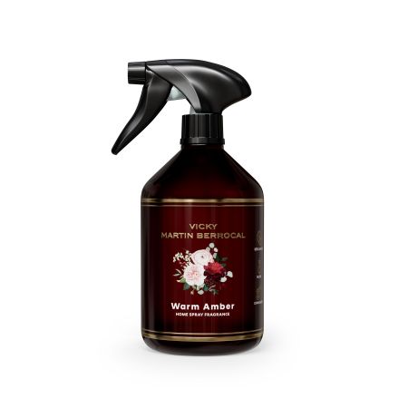 Vicky Martín Berrocal Warm Amber Home Spray Fragance Ambientador para hogar perfuma de forma rápida ofreciendo una sensación única 500 ml