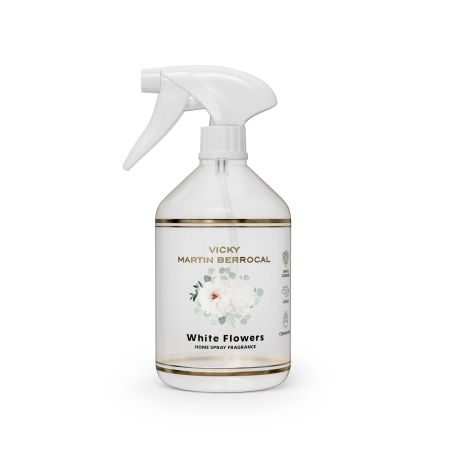Vicky Martín Berrocal White Flowers Home Spray Fragance Ambientador para hogar perfuma de forma rápida ofreciendo una sensación única 500 ml