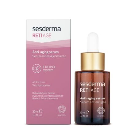 Sesderma Reti Age Serum Antiarrugas Serúm antienvejecimiento mejora textura y tono de la piel 30 ml