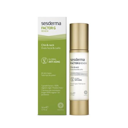 Sesderma Factor G Renew Óvalo Facial & Cuello Crema previene y trata las manifestaciones del envejecimiento 50 ml