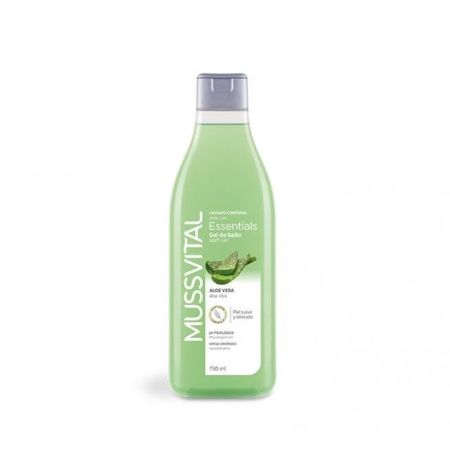 Mussvital Essentials Aloe Vera Gel De Baño Gel de ducha hidrata suaviza y reepitaliza la piel 750 ml