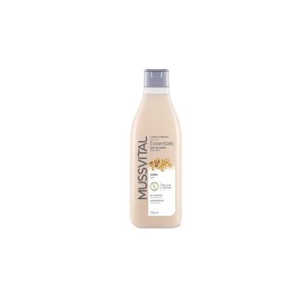 Mussvital Essentials Avena Gel De Baño Gel de ducha reduce la pérdida de agua y la deshidratación cutánea 750 ml