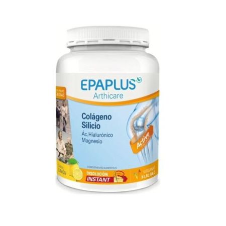Epaplus Arthicare Colágeno Silicio Limón Complemento Alimenticio Complemento alimenticio sabor limón ayuda a mantener la flexibilidad de las articulaciones 325 gr