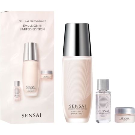 Sensai Cellular Performance Emulsion Iii (Super Moist) Estuche Emulsión ligera antiedad aporta elasticidad y confort para un piel hidratada 100 ml