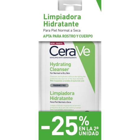 Cerave Limpiadora Hidratante Formato Especial Crema limpiadora hidratante limpia e hidrata 473 ml