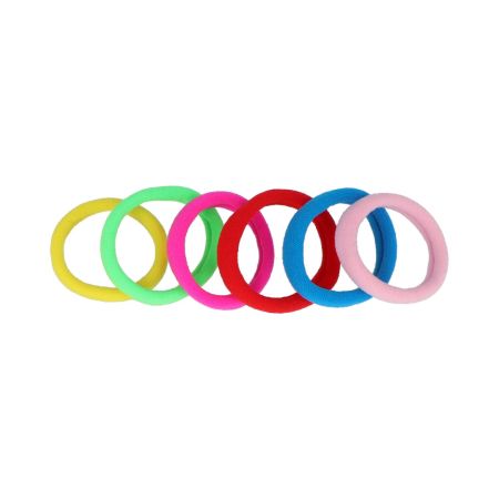 Inca Gomas Elásticas Pack Gomas elásticas multicolor gran resistencia no ceden no estiran ni enredan el cabello 6 uds