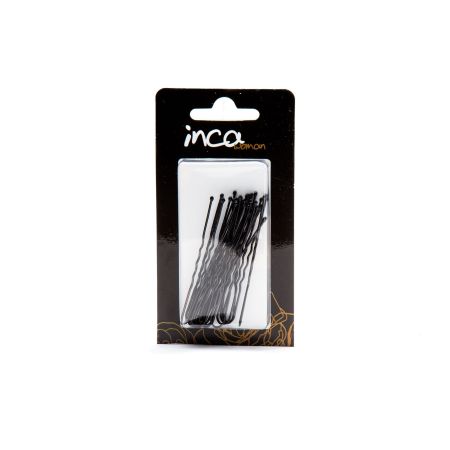 Inca Horquillas Invisibles Woman Pack Horquillas realiza moños y recogidos para cabellos negros marrones claros o rubios 6 cm 20 uds