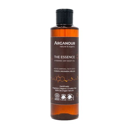 Arganour The Essence Vitaminic Dry Body Oil Aceite corporal de aceite de argán y aceite de jojoba 100% natural 200 ml