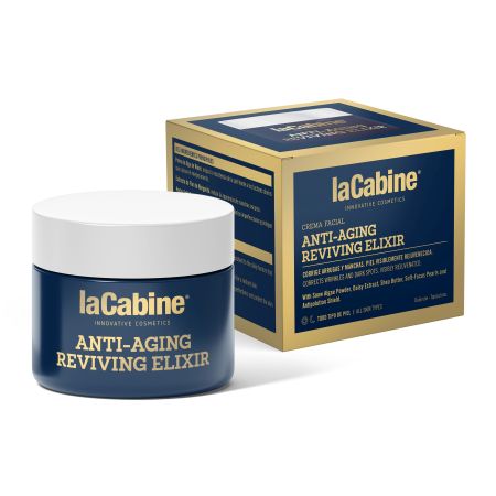 Lacabine Anti-Aging Reviving Elixir Facial Cream Crema correctora de arrugas y manchas piel visiblemente más rejuvenecida 50 ml