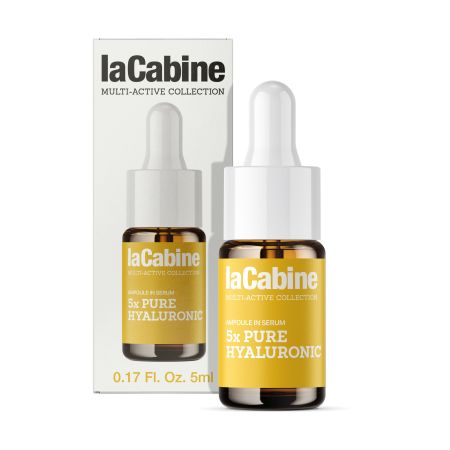 Lacabine Multi-Active 5x Pure Hyaluronic Sérum concentrado con 5 tipos de ácido hialurónico ayuda a rellenar arrugas y a hidratar la piel