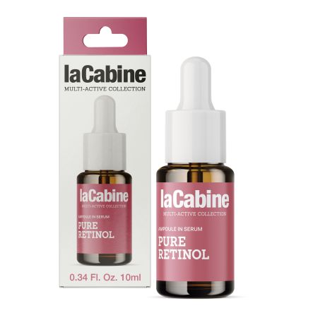 Lacabine Multi-Active Pure Retinol Ampoule In Serum Sérum concentrado mejora la textura de la piel suavizando arrugas y unificando el tono 10 ml