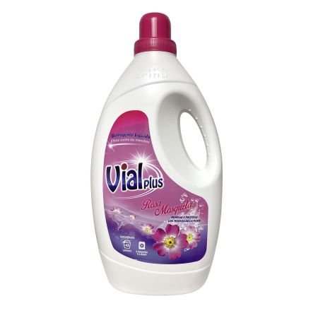Vialplus Rosa Mosqueta Detergente Líquido Detergente líquido eficaz contra las manchas 50 lavados 3000 ml