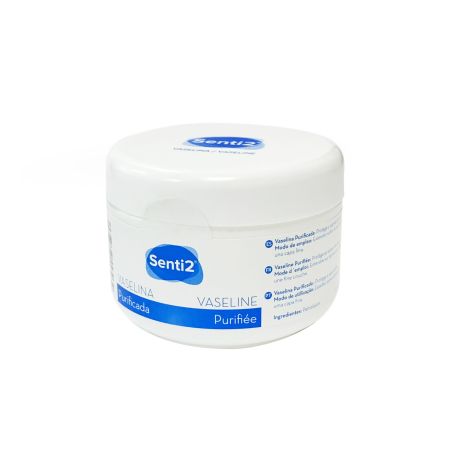 Senti2 Vaselina Purificada Vaselina neutra purificada protege y suaviza la piel cicatrizando heridas y calmando reacciones 100 gr
