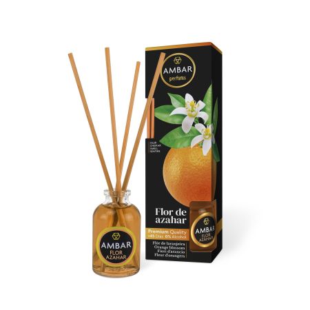 Ambar Ambientador Mikado Flor De Azahar Ambientador mikado para hogar 0% alcohol con gran fragancia +45 días de duración 30 ml
