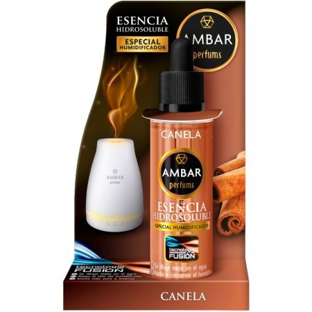 Ambar Canela Esencia Hidrosoluble Especial Humidificador Esencia hidrosoluble para humidificador ofrece aroma agradable y relajante 50 ml