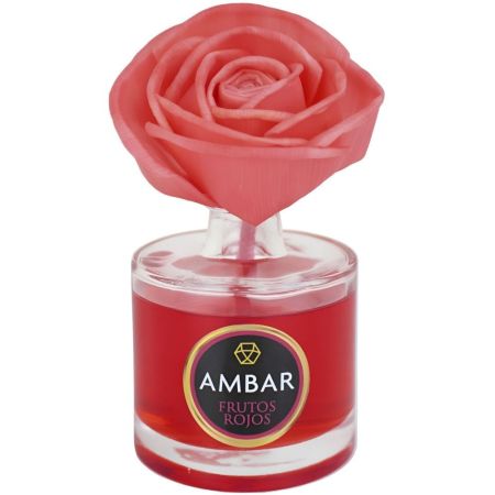 Ambar Frutos Rojos Flor Perfumada Flor perfumada para hogar 0% alcohol +60 días de duración 75 ml