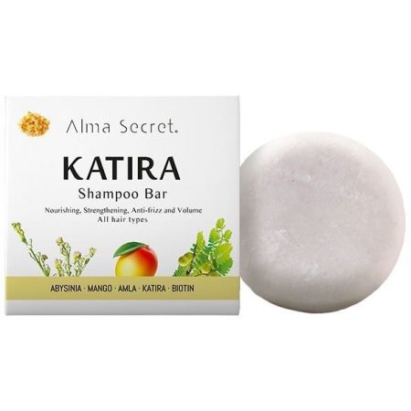 Alma Secret Gond Katira Shampoo Bar Champú sólido vegano fortalecedor hidratante y antiencrespamiento para todo tipo de cabellos 85 gr