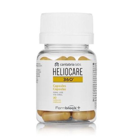 Heliocare 360º Cápsulas Cápsulas de fotoprotección previenen fotoenvejecimiento y manchas aumentando la resistencia al sol 30 uds
