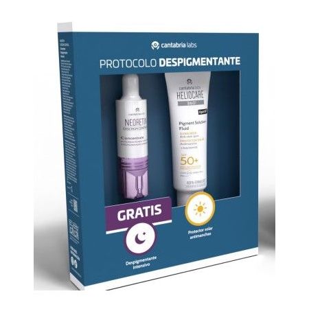 Heliocare 360º Pigment Protector Solar Spf 50+Despigmentante Gratis Pack regalo de protección solar previene y corrige hiperpigmentaciones unificando el tono de la piel