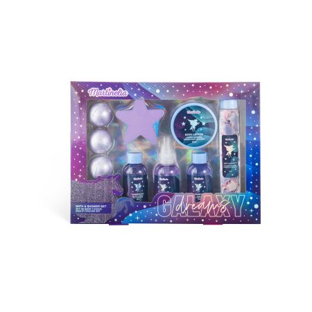 Martinelia Galaxy Dreams Set De Baño Y Ducha Set de baño para sentirte más divertido relajante y lleno de fantasía con productos galácticos