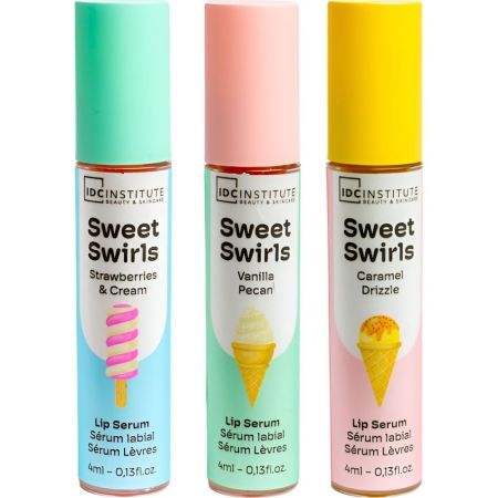 Idc Institute Sweet Swirls Lip Serum Sérum labial no pegajoso hidrata profundamente resaltando el tono natural 1 ud
