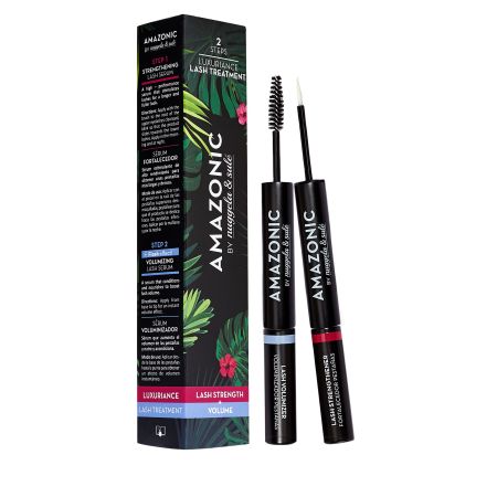 Nuggela & Sulé Amazonic 2 Steps Luxuriance Lash Treatment Sérum de pestañas doble fortalece y voluminiza para crecimiento más rápido y óptimo