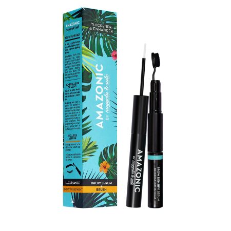 Nuggela & Sulé Thickener & Enhancer Amazonic Brow Densify Serum Sérum de cejas con cepillo aumenta la densidad y el grosor para conseguir el look deseado 3 ml