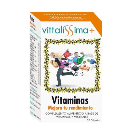 Vittalissima Vitaminas Complemento Alimenticio Complemento alimenticio ayuda a mejorar el rendimiento 50 uds