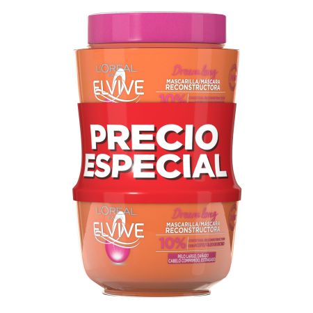 Elvive Dream Long Mascarilla duplo precio especial pelo largo, dañado 2x310=620 ml