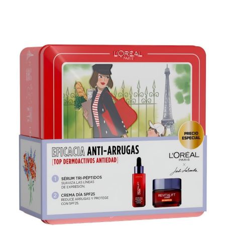 L'Oreal Revitalift Laser Estuche Precio Especial Tratamiento antiedad y antiarrugas corrector para piel hidratada unificada y más firme
