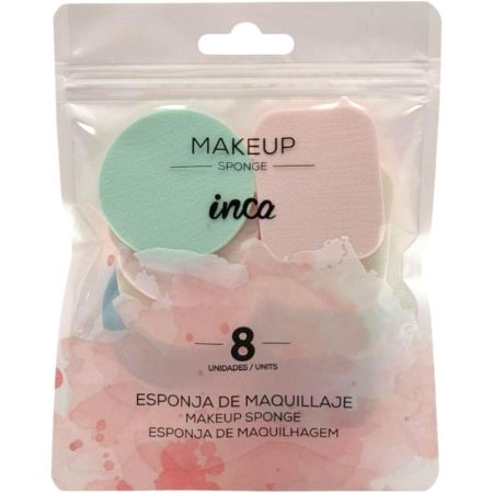 Inca Esponja De Maquillaje Esponjas de maquillaje ideales para aplicar día a día 8 uds
