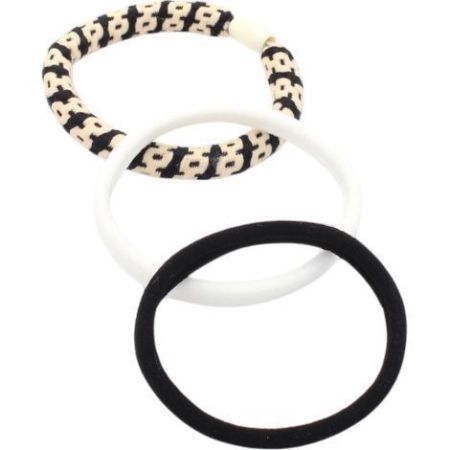 Inca Elásticos Anchos Multicolor Gomas para el cabello multicolores para decorar tu cabello y adaptarlo a tu estilo 7 uds
