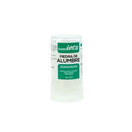 Inca Piedra De Alumbre Desodorante Stick Desodorante natural antitranspirante protección eficaz y duradera 120 gr