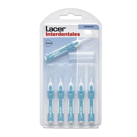 Lacer Cónico Interdentales Cepillo interdental facilita el acceso y la limpieza de cualquier ángulo espacio y zonas especiales 6 uds