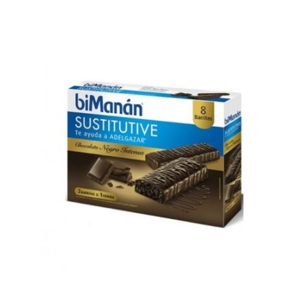 Bimanan  Barritas barritas chocolate intenso estuche   8 udes