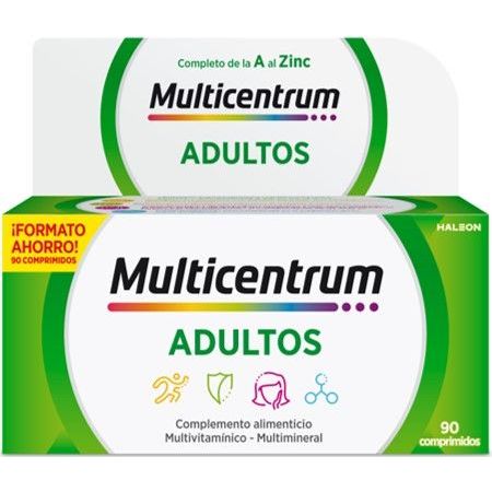 Multicentrum Adultos Complemento Alimenticio Multivitamínico y multimineral refuerza tu sistema inmunológico y cuida tu cuerpo de forma equilibrada