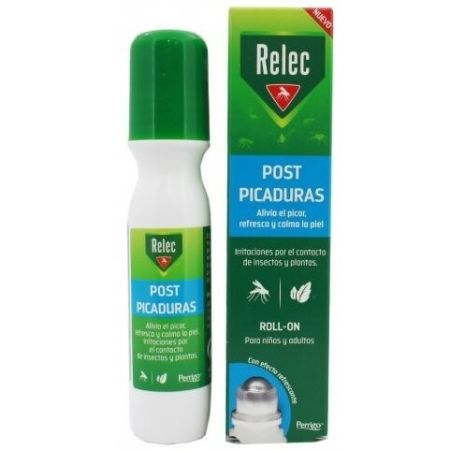 Relec Repelente Post Picaduras Roll-On Repelente antimosquitos alivia el picor calma y refresca la piel ofree hasta 4 horas de alivio 15 ml