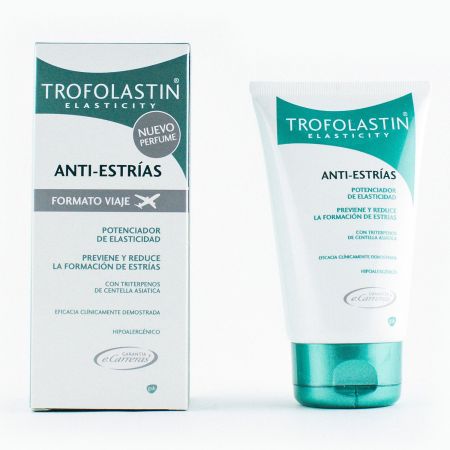 Trofolastin Anti-Estrías Potenciador De Elasticidad Crema antiestrías previene y reduce la formación de estrías