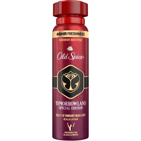 Old Spice Rockstar Desodorante Spray Desodorante invisible y antitranspirante combate incluso los olores más fuertes 48 horas 150 ml