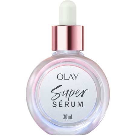 Olay Super Sérum 5 Beneficios En Uno Sérum hidratante antiedad ofrece líneas más suaves piel más firme y tono más uniforme 30 ml