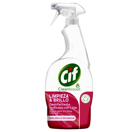 Cif Limpieza Y Brillo Desinfectante Multiusos Limpiador multiusos elimina virus bacterias y hongos 750 ml